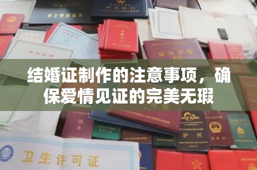克孜勒苏柯尔克孜结婚证制作的注意事项，确保爱情见证的完美无瑕