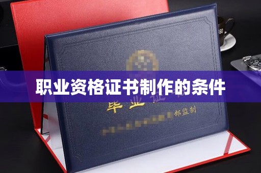 克孜勒苏柯尔克孜职业资格证书制作的条件