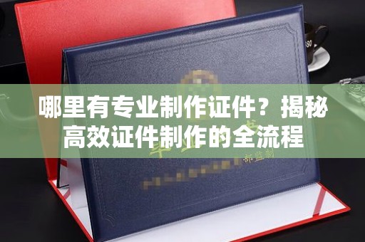 克孜勒苏柯尔克孜哪里有专业制作证件？揭秘高效证件制作的全流程