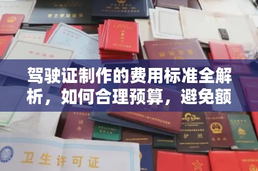 克孜勒苏柯尔克孜驾驶证制作的费用标准全解析，如何合理预算，避免额外支出