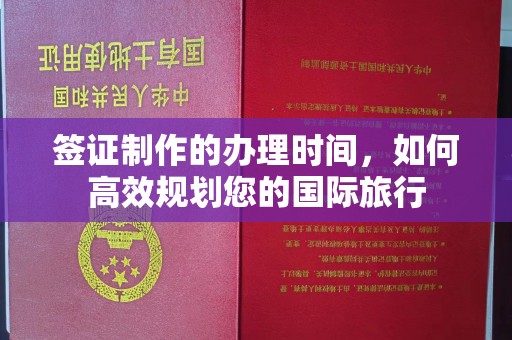 克孜勒苏柯尔克孜签证制作的办理时间，如何高效规划您的国际旅行